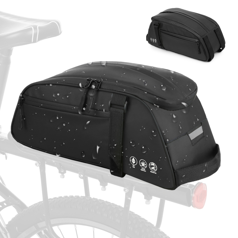 Mountain Biking Fanny Pack - สะท้อนแสงจักรยานเสือภูเขากระเป๋าที่นั่งจักรยานกันน้ําด้านหลังกระเป๋าจักรยานC Arrierขี่จักรยานด้านหลังแร็คควรกระเป๋าอุปกรณ์ขี่จักรยาน