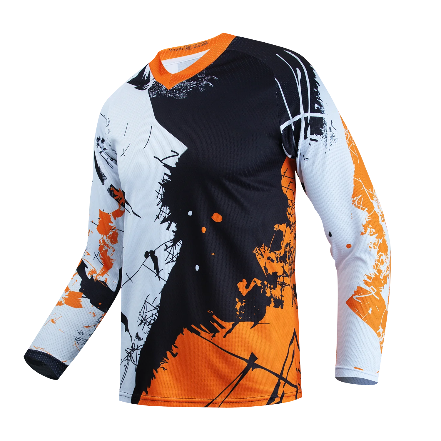 Mountain Biking Jersey - เสื้อเจอร์ซีย์มอเตอร์ครอสสำหรับผู้ชาย, เสื้อสำหรับรถวิบากและ BMX ออฟโรด MTB, เสื้อแข่งเอ็นดูโร่