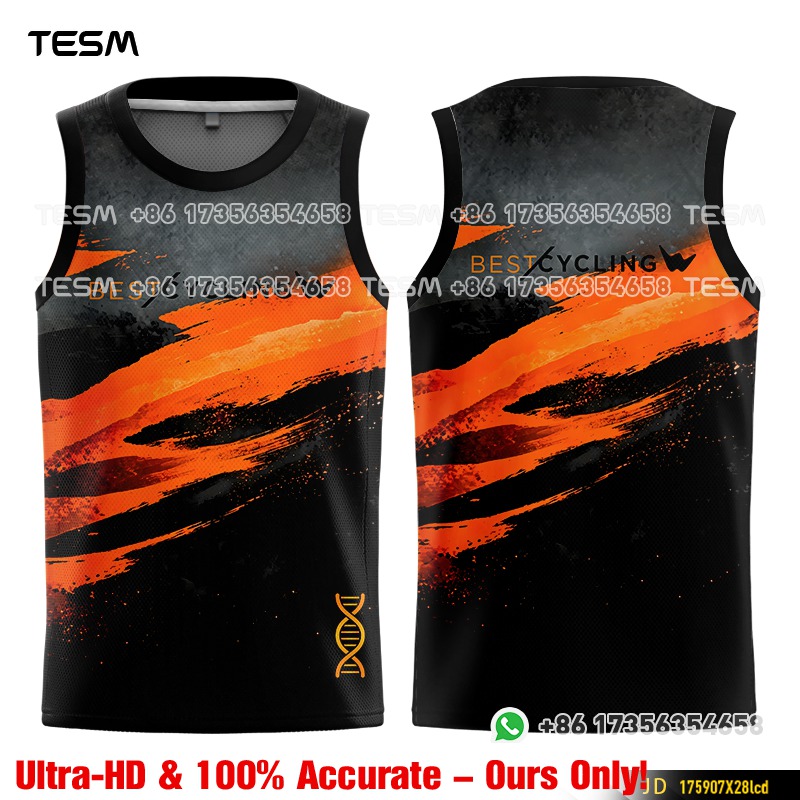 Mountain Biking Jersey - เสื้อกั๊กไร้แขนสำหรับเด็กผู้ชาย ระบายอากาศได้ดี แห้งเร็ว เสื้อปั่นจักรยานสำหรับจักรยานเสือภูเขาและจักรยานถนน เสื้อกีฬาไร้แขนสำหรับวิ่งในฤดูร้อน