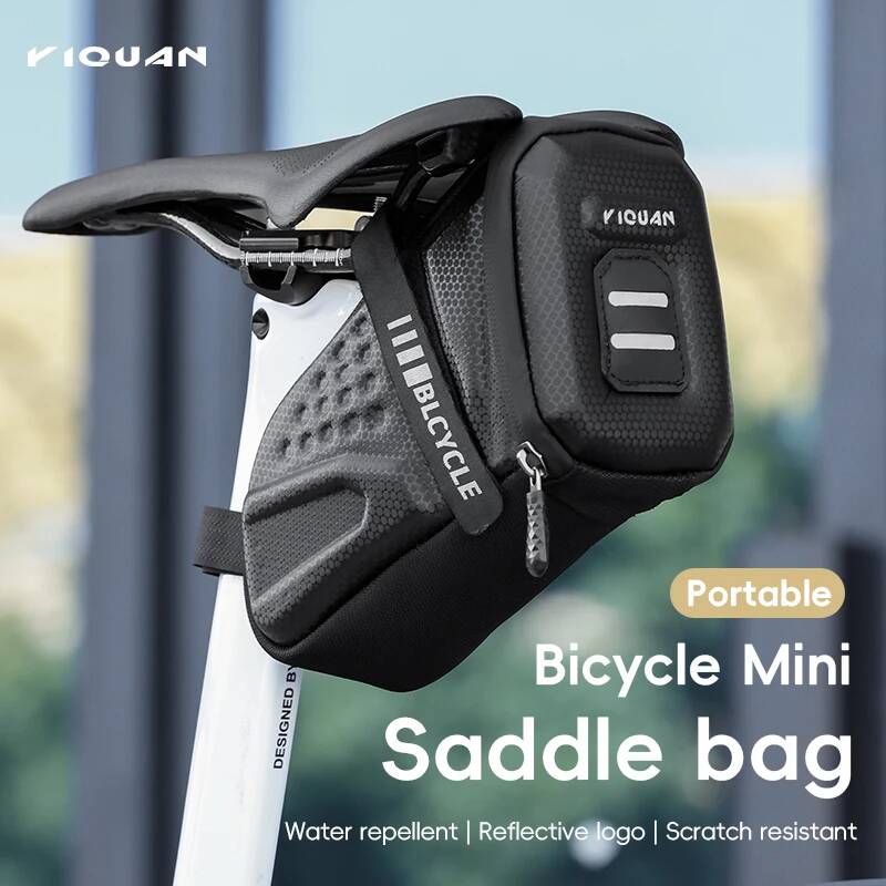 Mountain Biking Fanny Pack - กระเป๋าใต้อานจักรยาน ESLNF แบบแข็ง ทนทาน กันน้ำ สำหรับกีฬากลางแจ้ง