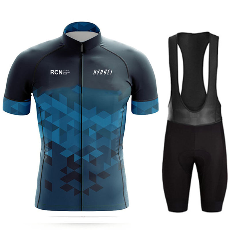 Mountain Biking Pants - ชุดเสื้อจักรยาน Rcn Rvouei สำหรับฤดูร้อน ชุดปั่นจักรยานแบบแห้งเร็ว กางเกงขาสั้นแบบมีสายรัดเอว