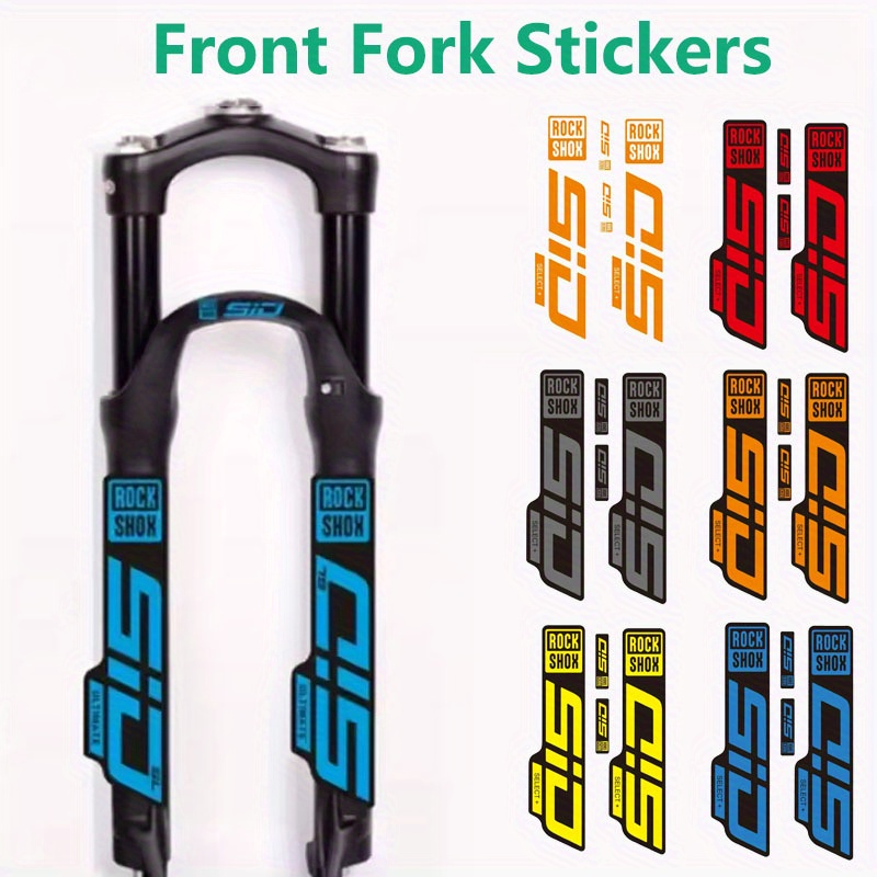 Mountain Biking Quotes - 4 ชิ้น/ชุด เหมาะสำหรับสติกเกอร์โช้คหน้า ROSHOX SID SELECT
