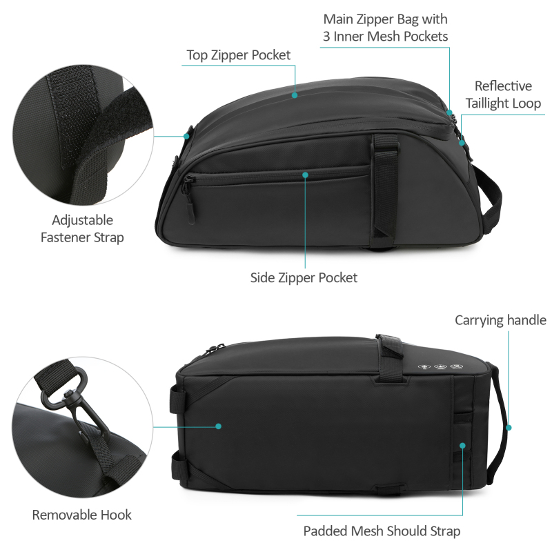 สะท้อนแสงจักรยานเสือภูเขากระเป - Mountain Biking Fanny Pack บทวิจารณ์และราคา