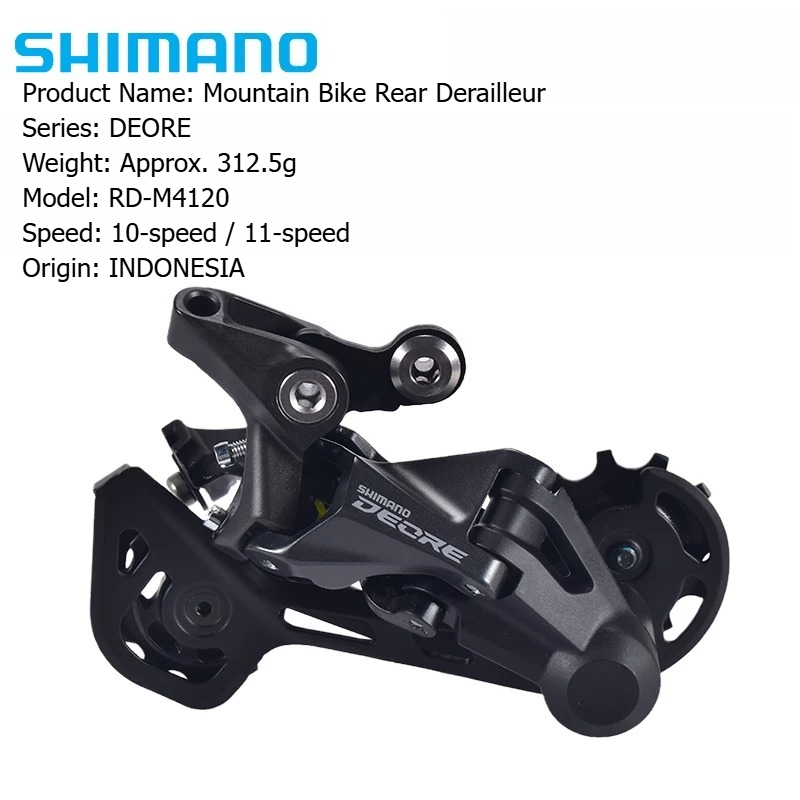 SHIMANO DEORE RD M4100 M4120 ต - Rear Derailleur Shadow บทวิจารณ์และราคา