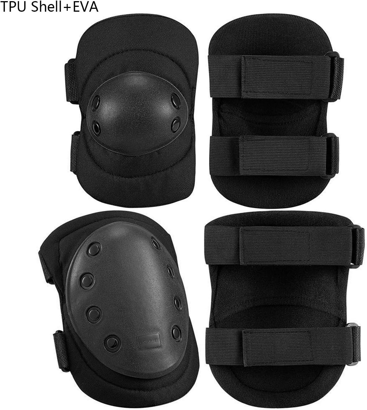 ทหารยุทธวิธีเข่าPad Elbow Padช - Mountain Biking Knee Pads บทวิจารณ์และราคา