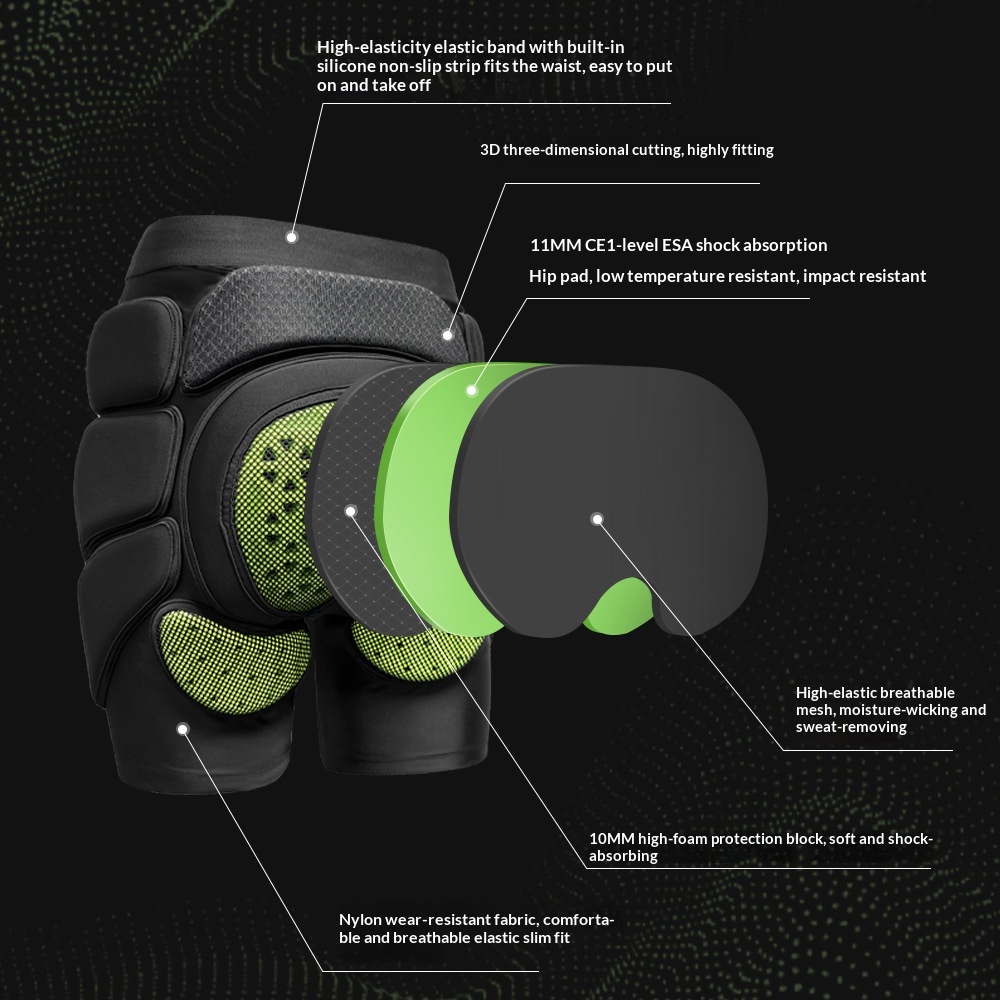 อุปกรณ์ป้องกันสะโพกสำหรับเล่นส - Mountain Biking Knee Pads บทวิจารณ์และราคา