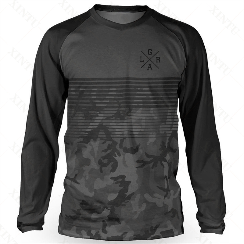 หลวม Rider Men 'S Jersey DH Mo - Mountain Biking Jersey บทวิจารณ์และราคา