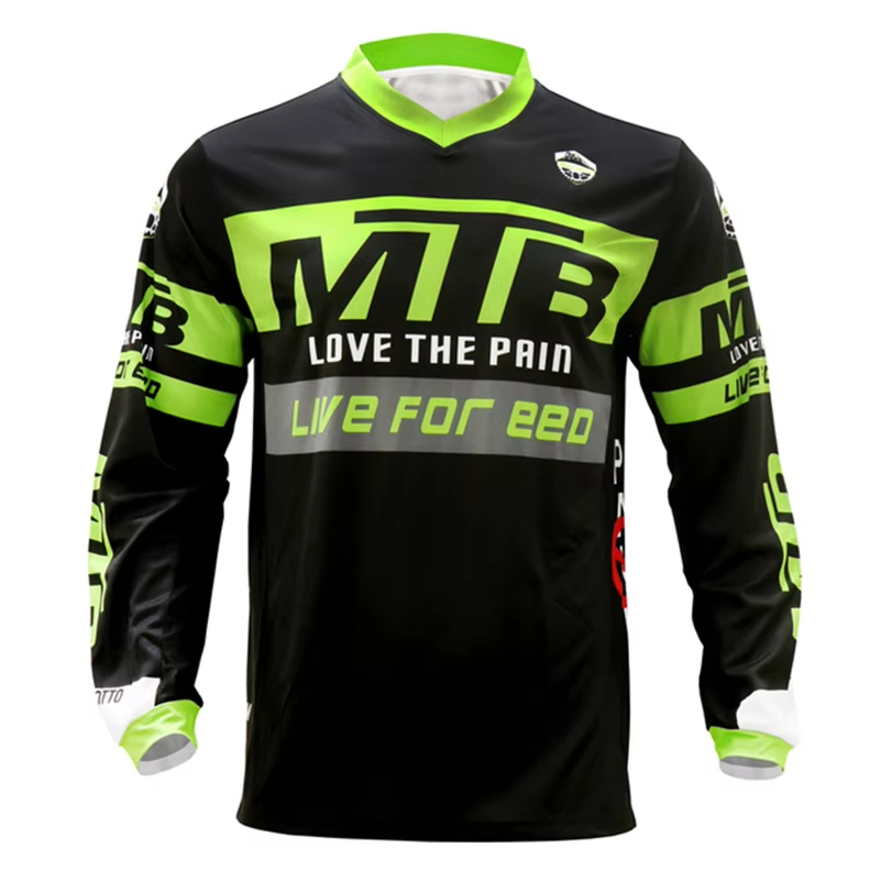 เสื้อแข่งจักรยานเสือภูเขาแขนยา - Mountain Biking Jersey บทวิจารณ์และราคา